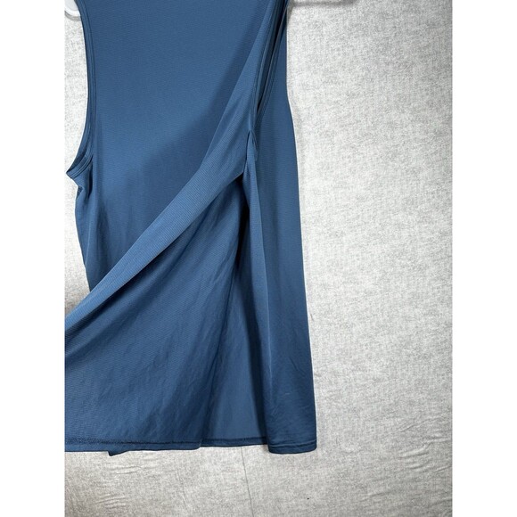 Kari Traa Active Tank Blue  Womens Medium Open Side Polyester Top Shirt - Picture 3 of 7